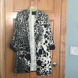 Amazing Carlisle coat black white apple green 6